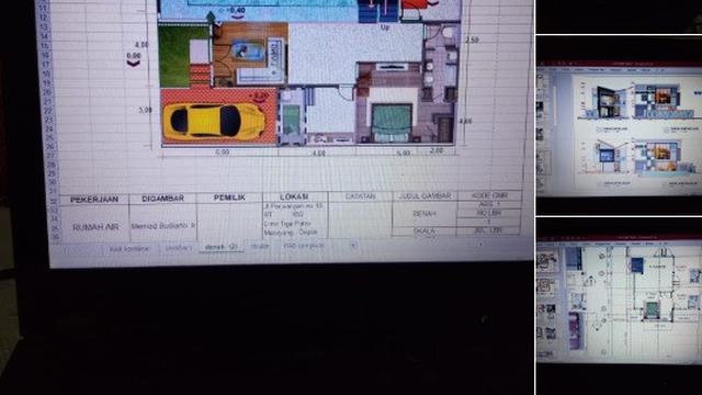 desain rumah pakai excel