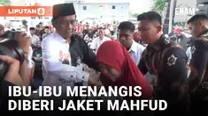Dihadiahi Jaket oleh Mahfud MD, Ibu Rumah Tangga di Lumajang Menangis Haru