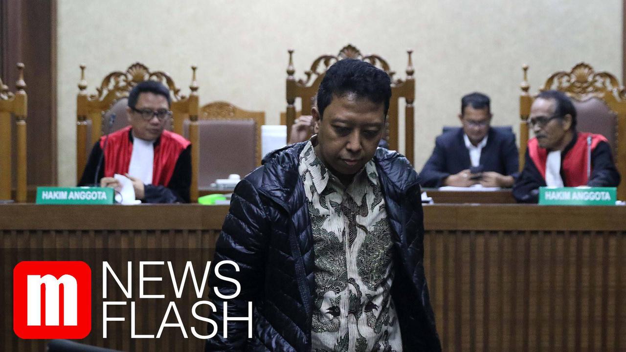 VIDEO: Hakim Tolak Eksepsi Mantan Anggota DPR Romahurmuziy