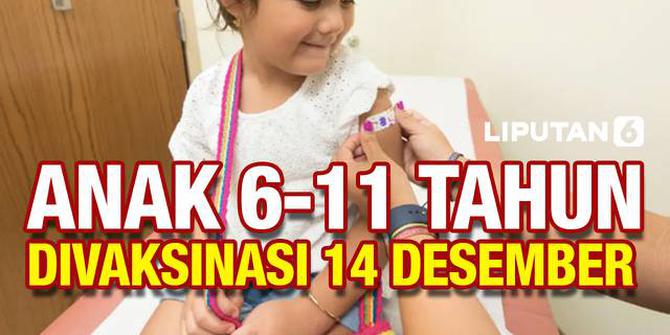 VIDEO: Vaksinasi Anak 6-11 Tahun Dimulai 14 Desember, Bagaimana Ketentuannya?