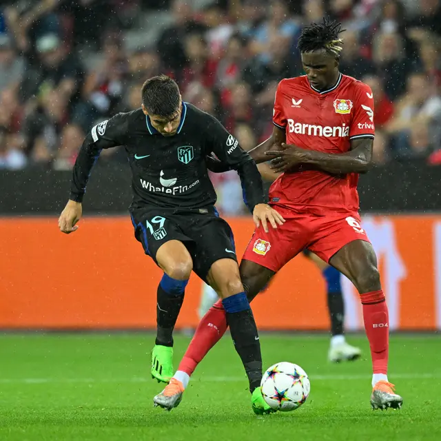 Bayer Leverkusen vs Atletico Madrid di Liga Champions