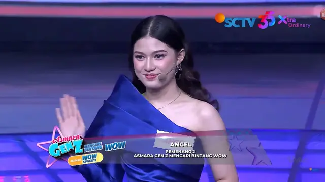 Menyingkirkan finalis lainnya, Angel raih juara kedua di Grand Final Asmara Gen Z Mencari Bintang WOW Bersama WOW Spageti yang dilaksanakan 10 Agustus 2025 lalu