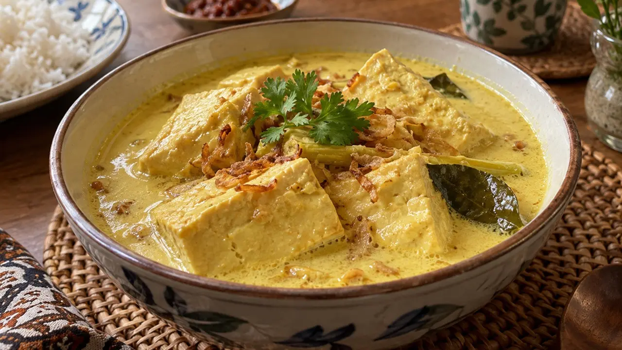 Opor Tahu Kuah Kental