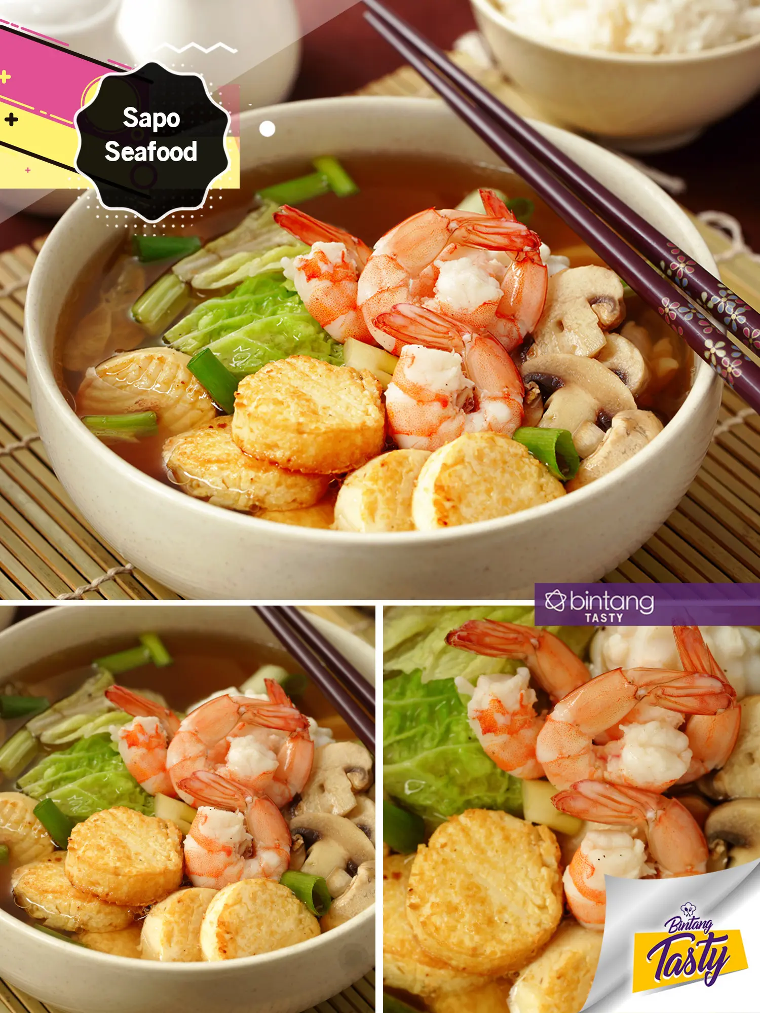 Sapo Seafood. (Foto: Bintang.com/Daniel Kampua, Digital Imaging: Nurman Abdul Hakim/Bintang.com, Chef: Arum Sari)