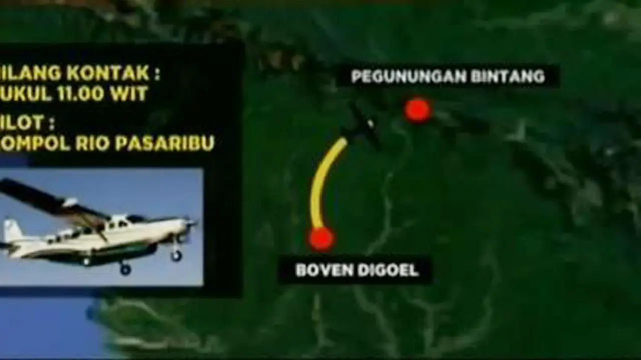 Pesawat Kargo Hilang di Langit Papua Telah Ditemukan