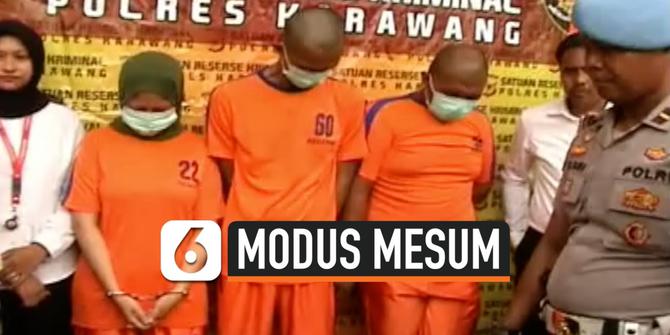 VIDEO: Perampokan dengan Modus Ajak Mesum Dibekuk Petugas