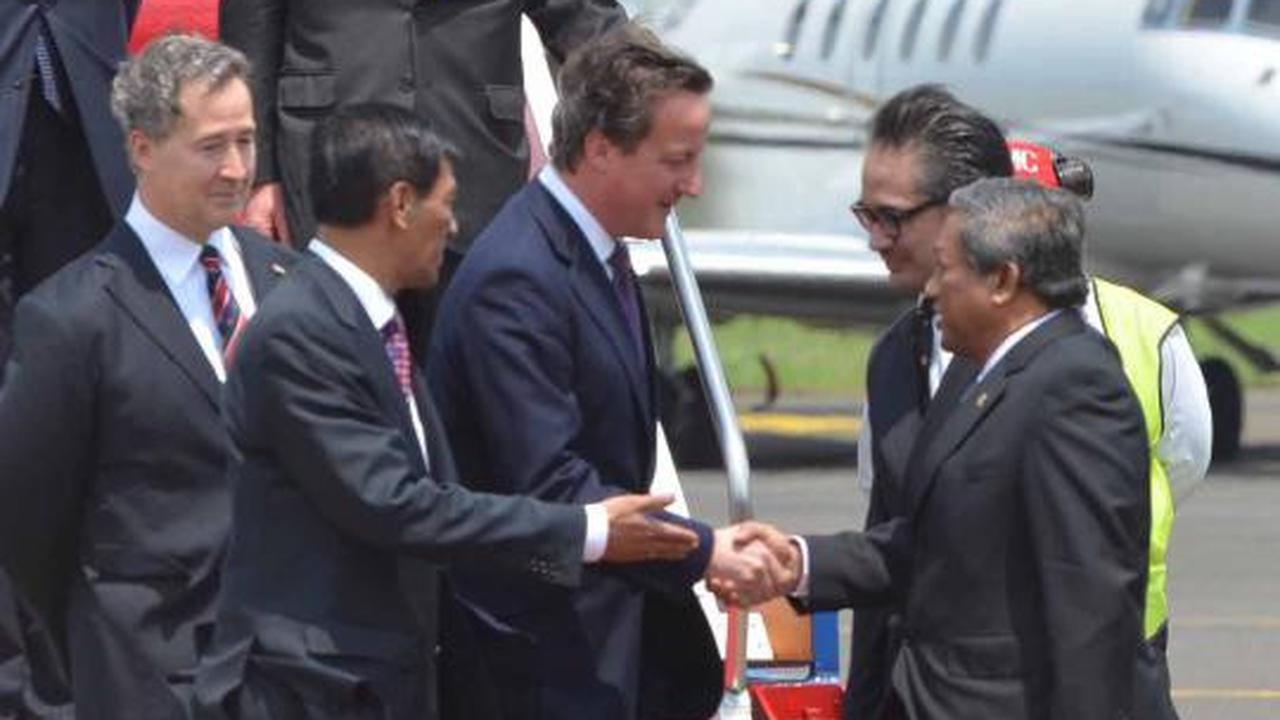 PM Cameron tiba di Jakarta