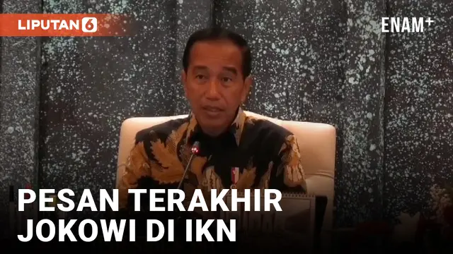 Jokowi Pimpin Sidang Kabinet Terakhir di IKN