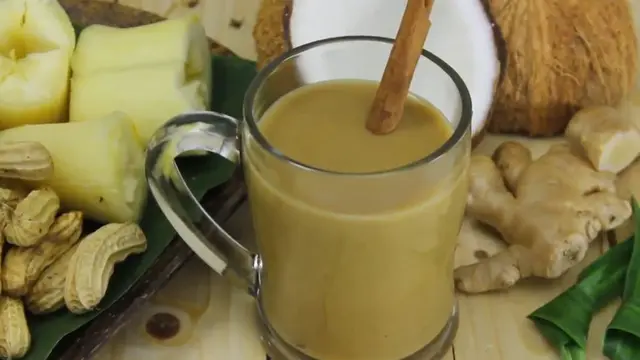 ilustrasi minuman tradisional yang menghangatkan saat suhu dingin/cookpad