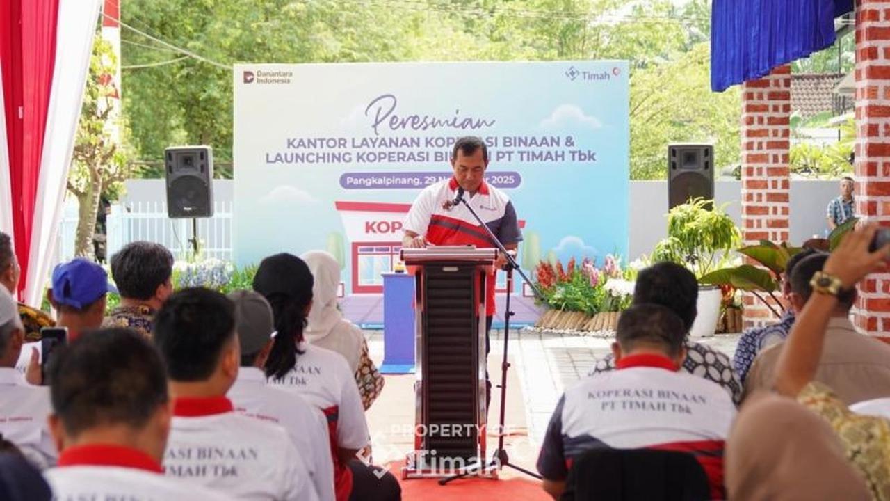 Resmikan Kantor Layanan Koperasi, PT Timah Dorong Kemandirian Ekonomi Masyarakat