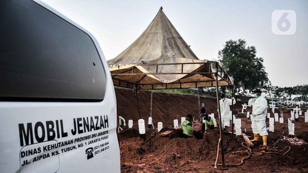 Pemprov DKI Catat September Jadi Angka Tertinggi Pemakaman Covid-19
