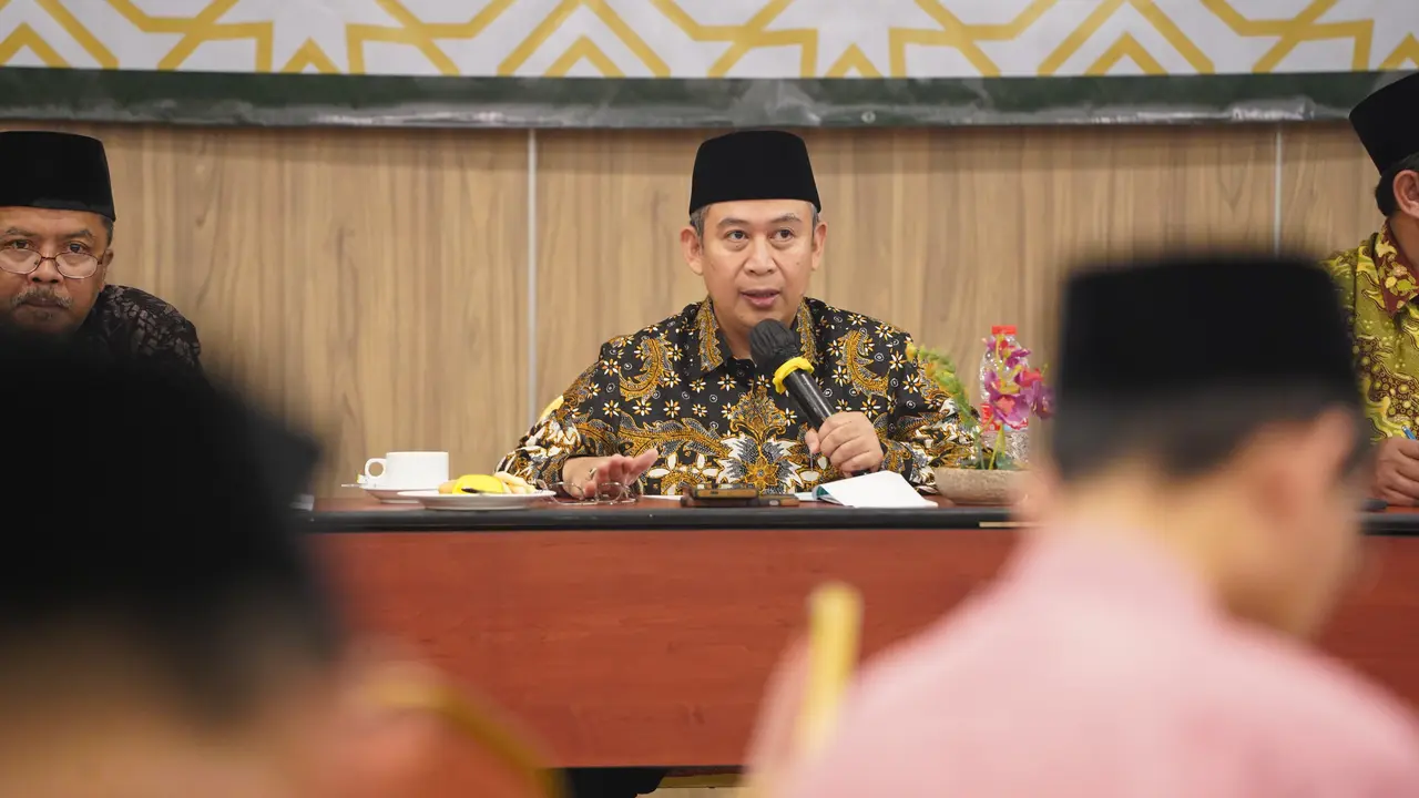 Ketua Majelis Masyayikh, KH. Abdul Ghaffar Rozin, dalam forum Halaqah Review Draf 1 Standar Mutu Marhalah Tsaniyah dan Tsalisah yang digelar di Tangerang pada 2-5 Juni oleh Kementerian Agama RI (Istimewa)