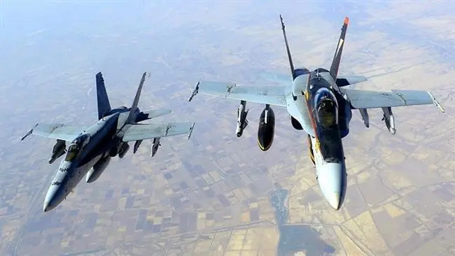 Pesawat tempur F/A-18E Super Hornet milik Amerika Serikat (AFP)