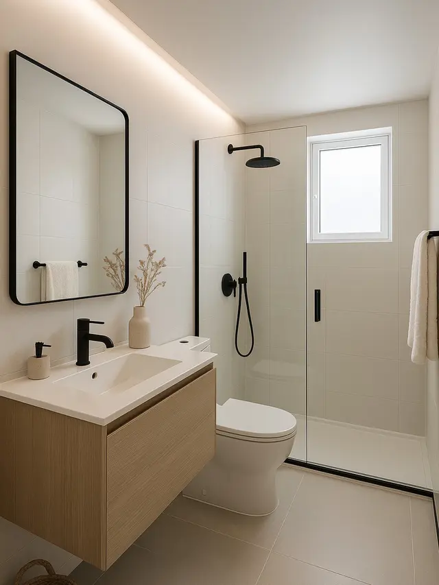 Model Kamar Mandi Minimalis Modern