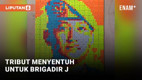 VIDEO: Tiktoker Ciptakan Tribut untuk Brigadir J Gunakan Puluhan Rubik