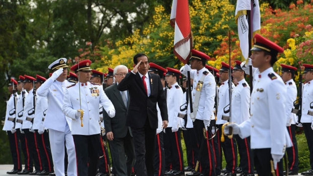 Jokowi temui Presiden Singapura perkuat hubungan bilateral