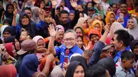 Ketua Umum Partai Amanat Nasional (PAN) Zulkifli Hasan saat kampanye Pemilu 2024 di Lampung. (Foto: Tim PAN).
