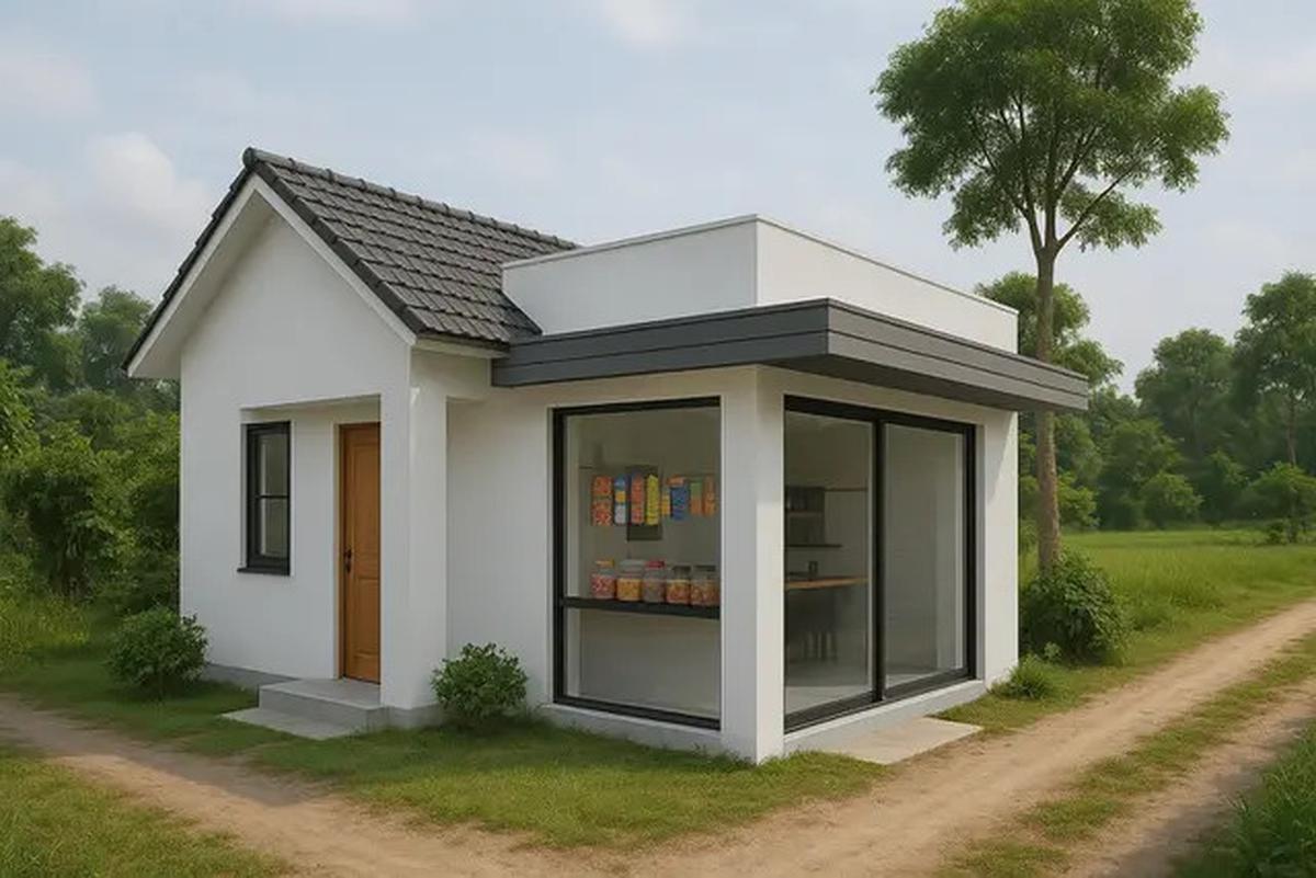 5 Model Rumah Sederhana di Desa Lengkap dengan Ruko untuk Jualan, Fungsional tapi Cantik