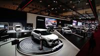 Booth Mitsubishi di GIIAS 2023. (Foto: Istimewa)