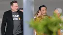 <p>Bersama Presiden Joko Widodo (Jokowi), Elon Musk dijadwalkan akan meresmikan layanan internet Starlink saat acara World Water Forum (WWF) ke-10 di Bali. (SONNY TUMBELAKA/AFP)</p>