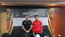 Konferensi pers DPMM FC vs Tampines Rovers FC pada laga perdana Grup A. Laga kedua tim digelar di Stadion Si Jalak Harupat, Kabupaten Bandung, Sabtu (25/7/2026). (Bola.com/M. Faqih)