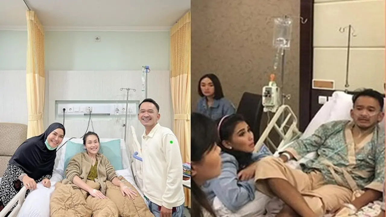 6 Potret Ayu Ting Ting dan Ruben Onsu Saling Peduli, Selalu Jenguk Saat Sakit