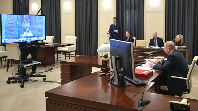 FOTO: Pandemi COVID-19, Pemimpin Dunia Sidang KTT G20 Virtual