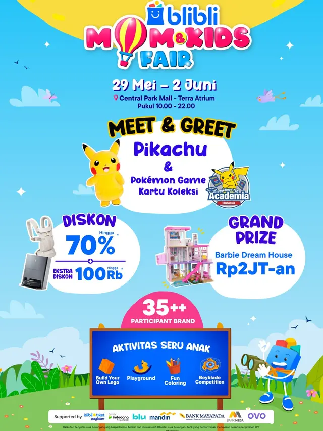 Banyak Diskon dan Hadiah di Mom & Kids Fair dan Fun Shopping