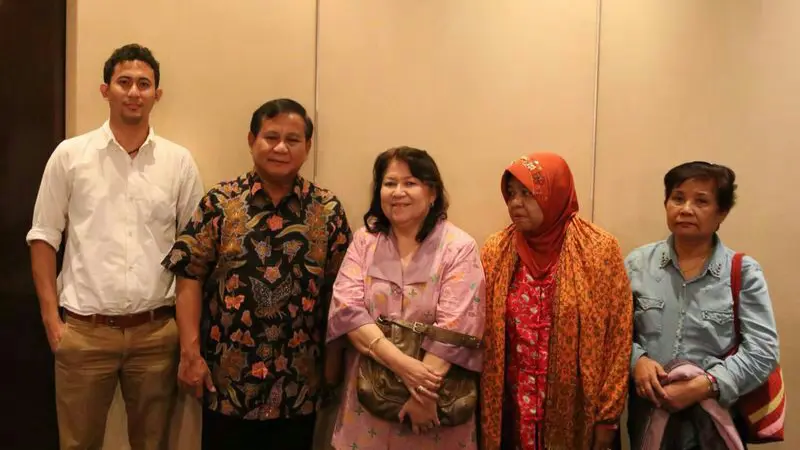 Keluarga 3 Korban Tragedi Trisakti Dukung Prabowo Capres