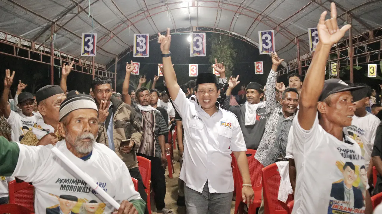 Calon Bupati Morowali nomor urut 3, Iksan Baharuddin Abdul Rauf (Istimewa)