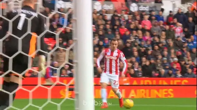 VIDEO: Gol Indah Xherdan Shaqiri dalam Laga Stoke City Vs Leicester City