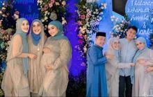 Digelar Sederhana di Rumah, Ini Potret Syukuran Tujuh Bulan Kehamilan Adik Ayu Ting Ting
