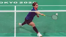 Leani Ratri Oktila meraih medali perak Paralimpiade Tokyo 2020 setelah kalah 19-21, 21-17, dan 16-21 dari Cheng He Fang pada laga final tunggal putri SL4 cabang olahraga bulutangkis di Yoyogi National Stadium, Minggu (5/9/2021). (Joe TOTH / OIS/IOC / AFP)