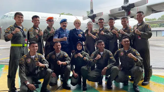 Tampil Gagah, Ini 7 Potret Adam Suseno Suami Inul Daratista Pakai Seragam TNI AU