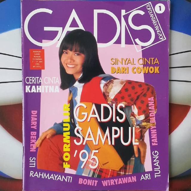 6 Potret Lawas Ersa Mayori Jadi Model Cover Majalah, Juara 1 GADIS Sampul 1993
