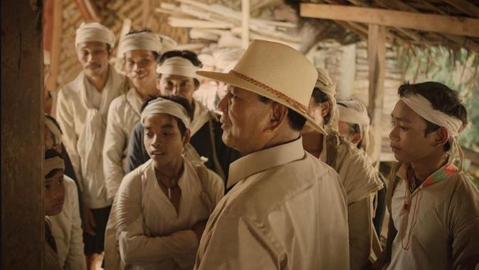 bertandang ke baduy, prabowo promosi nasi liwet hingga bertopi koboi