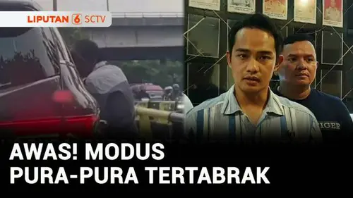 VIDEO: Modus Pura-Pura Tertabrak, Pria di Tambora Jakbar Palak Pengendara Mobil