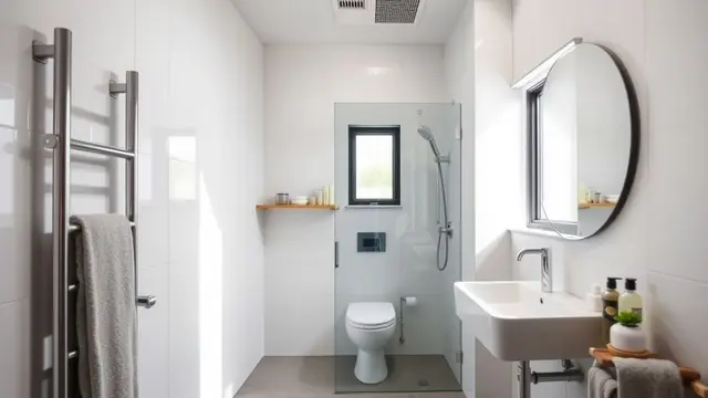 Desain Kamar Mandi 1x3 Minimalis yang Estetik. Foto: AI Generated