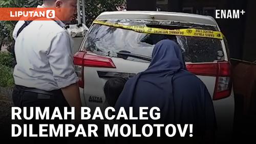 VIDEO: Rumah Bacaleg PKB di Bengkulu Dilempari Bom Molotov