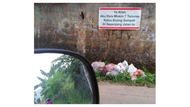 6 Potret Orang Melanggar Larangan Buang Sampah Ini Bikin Elus Dada