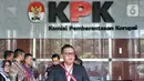 Sekretaris Jenderal PDI Perjuangan Hasto Kristiyanto ditetapkan sebagai tersangka oleh KPK pada Selasa 24 Desember 2024 dalam rangkaian kasus dugaan suap kepada komisioner Komisi Pemilihan Umum (KPU) terkait penggantian antar waktu (PAW) anggota DPR yang melibatkan Harun Masiku. (Liputan6.com/Angga Yuniar)