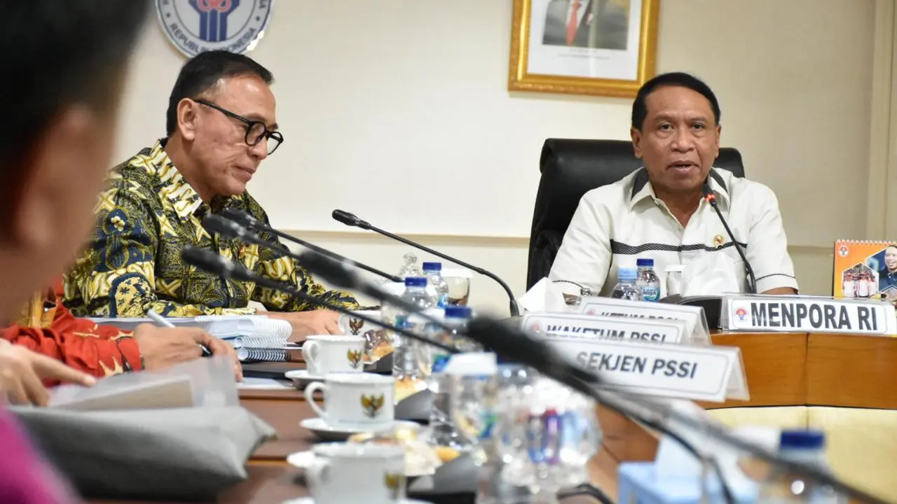 Ketua PSSI dan Menpora RI