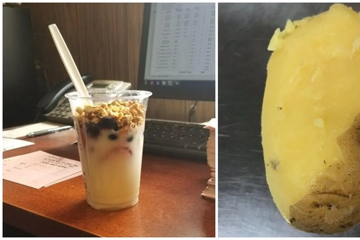 6 Potret Makanan Mirip Ekspresi Wajah Ini Unik, Muncul Beragam Imajinasi