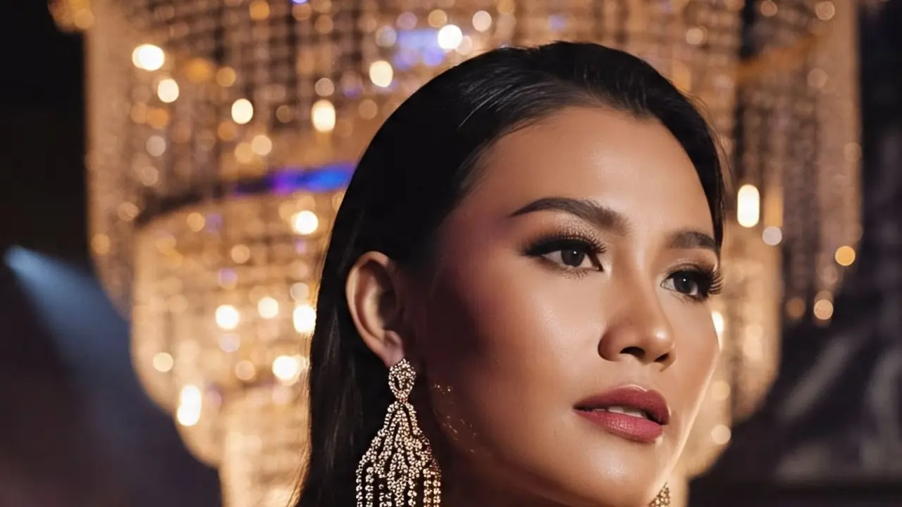 Anting Model Dewasa Tipe Chandelier Mewah