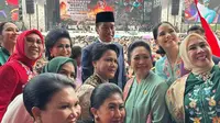 Beda Gaya Iriana Jokowi, Titiek Soeharto, dan Annisa Pohan: Berkebaya di HUT TNI ke-79