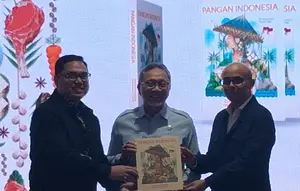 Zulkifli Hasan Luncurkan Buku Pangan Indonesia, Ditulis Sendiri Bareng Dirgayuza
