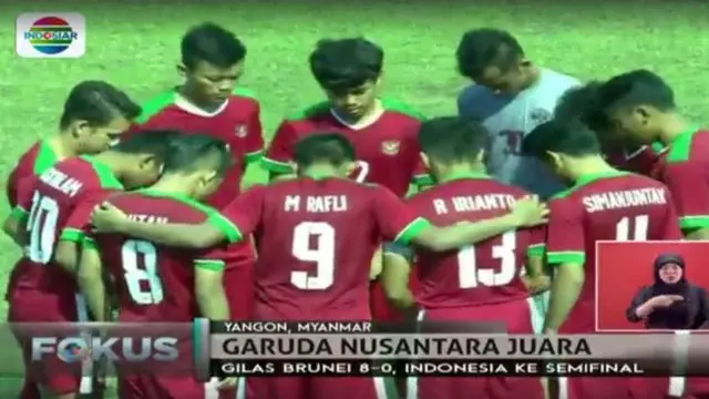 Sentuhan Midas pelatih Indra Sjafri membawa Timnas Indonesia U-19 lolos ke semifinal Piala AFF U-18 2017 di Myanmar. 