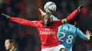Claude Makelele, pada penguhujung kariernya gelandang bertahan ini memutuskan bergabung dengan PSG. Selama tiga musim dirinya berseragam Le Parisien sebelum akhirnya gantung sepatu. (AFP/Franck Fife)