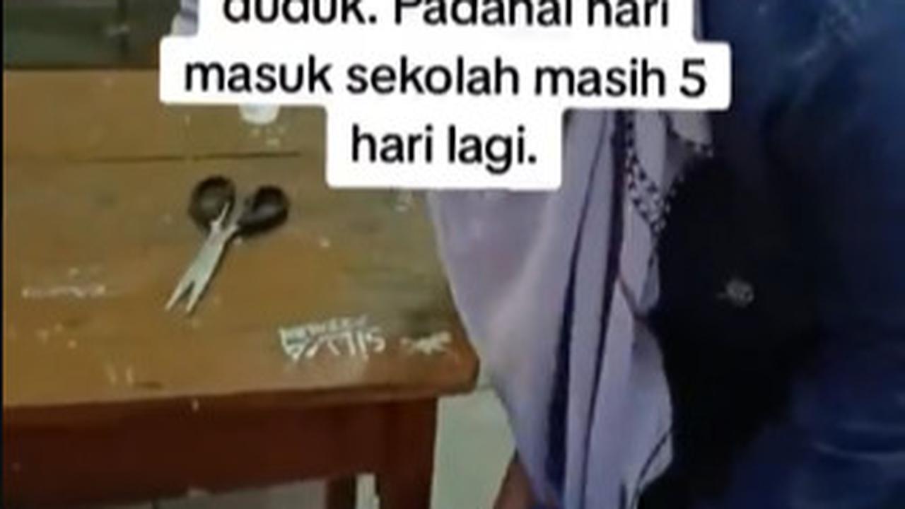Demi Anak Dapat Barisan Depan di Kelas, Emak-emak Totalitas 'Booking' Kursi Pakai Rafia