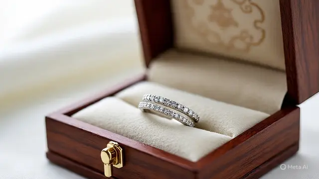 Model Cincin Emas Putih Simpel untuk Muslimah
